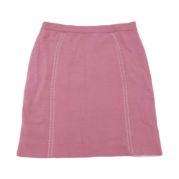 NBD x The Naven Twins Diamond Skirt Mauve Pink Knit Stretch Mini Size Small - Picture 3 of 14